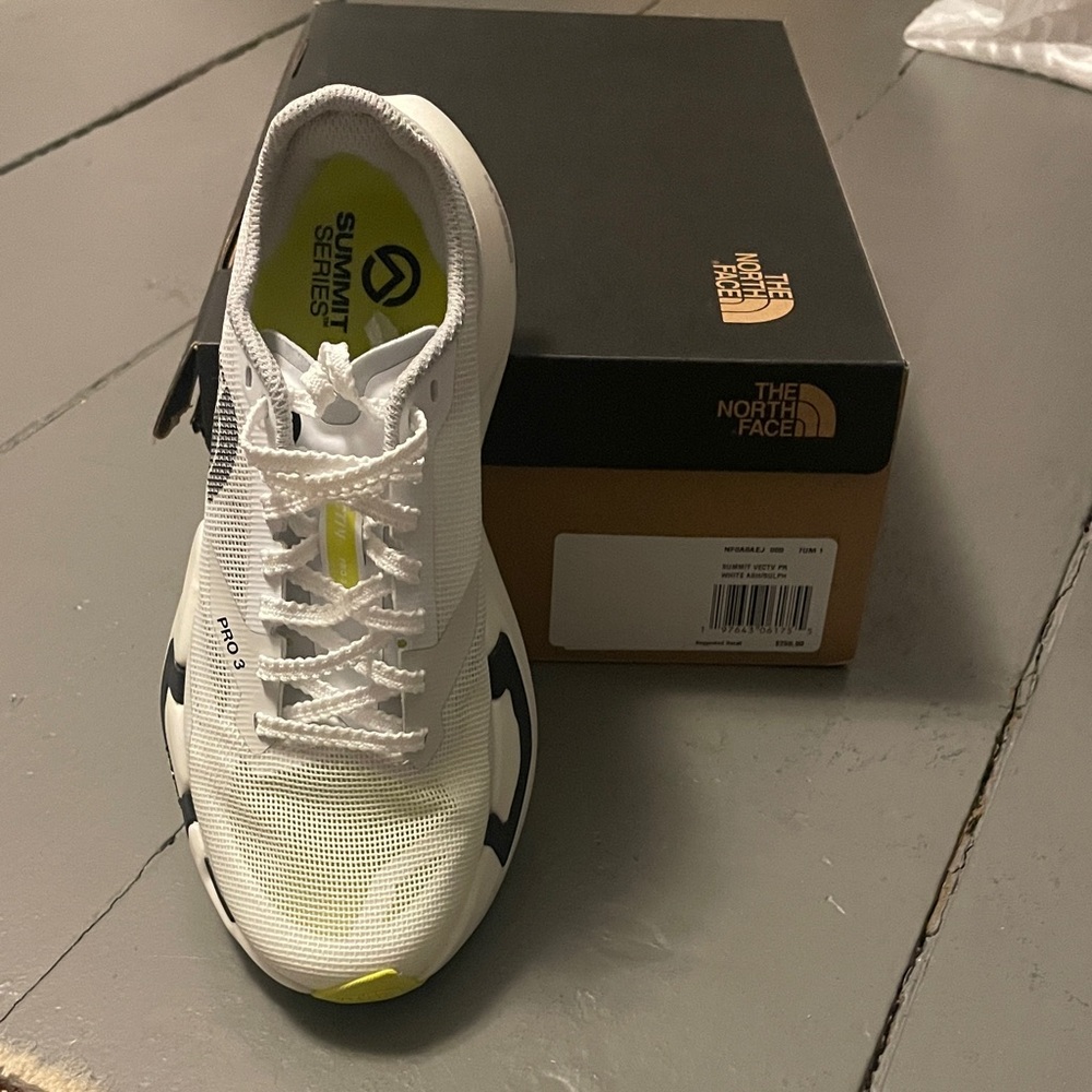 The North Face White and Black Summit Series Shoe